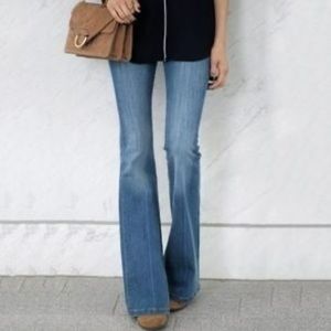 womens banana republic flared jeans